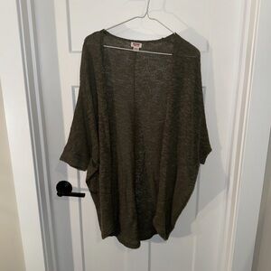 Mossimo Supply Co. Olive Green Sweater cardigan